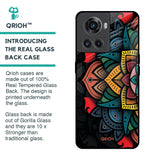 Retro Gorgeous Flower Glass Case for OnePlus 10R 5G