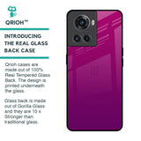 Magenta Gradient Glass Case For OnePlus 10R 5G