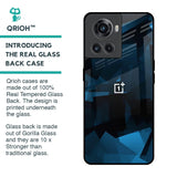 Polygonal Blue Box Glass Case For OnePlus 10R 5G