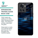 Blue Rough Abstract Glass Case for OnePlus 10R 5G