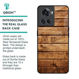 Wooden Planks Glass Case for OnePlus 10R 5G