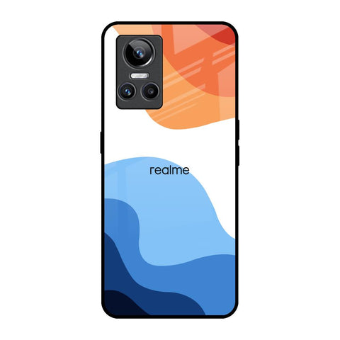 Wavy Color Pattern Realme GT Neo 3 Glass Back Cover Online