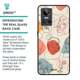 Abstract Faces Glass Case for Realme GT Neo 3