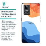 Wavy Color Pattern Glass Case for Realme GT Neo 3