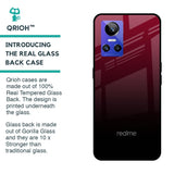 Wine Red Glass Case For Realme GT Neo3