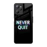 Never Quit Realme C35 Glass Back Cover Online