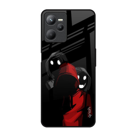 Shadow Character Realme C35 Glass Back Cover Online