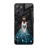 Queen Of Fashion Realme C35 Glass Back Cover Online