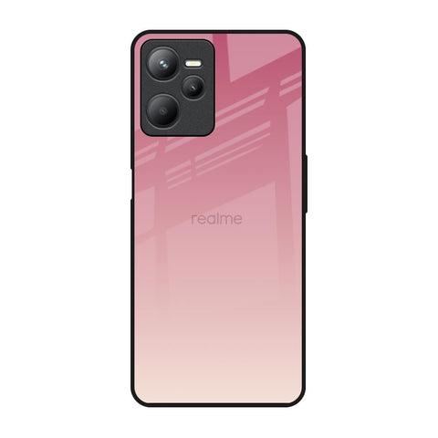Blooming Pink Realme C35 Glass Back Cover Online