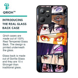 Anime Eyes Glass Case for Realme C35
