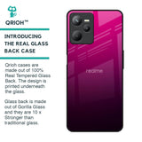 Purple Ombre Pattern Glass Case for Realme C35