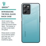 Arctic Blue Glass Case For Realme C35