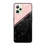 Marble Texture Pink Realme C35 Glass Cases & Covers Online