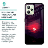 Morning Red Sky Glass Case For Realme C35