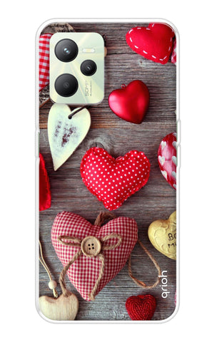 Valentine Hearts Realme C35 Back Cover