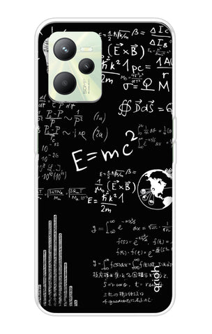 Equation Doodle Realme C35 Back Cover