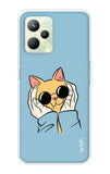 Attitude Cat Realme C35 Back Cover