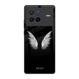 White Angel Wings Vivo X80 5G Glass Back Cover Online