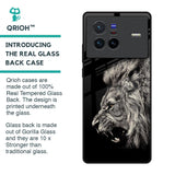 Brave Lion Glass Case for Vivo X80 5G