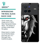 Wild Lion Glass Case for Vivo X80 5G