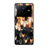 Bronze Abstract Vivo X80 5G Glass Cases & Covers Online