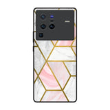 Geometrical Marble Vivo X80 Pro 5G Glass Back Cover Online