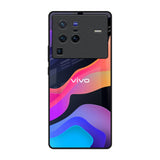 Colorful Fluid Vivo X80 Pro 5G Glass Back Cover Online