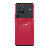 Solo Maroon Vivo X80 Pro 5G Glass Back Cover Online