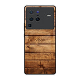 Wooden Planks Vivo X80 Pro 5G Glass Back Cover Online