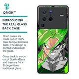 Anime Green Splash Glass Case for Vivo X80 Pro 5G