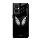 White Angel Wings OPPO F21 Pro 5G Glass Back Cover Online