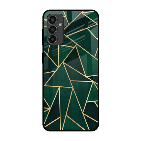 Abstract Green Samsung Galaxy F13 Glass Back Cover Online