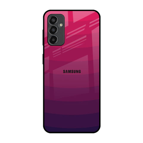 Wavy Pink Pattern Samsung Galaxy F13 Glass Back Cover Online