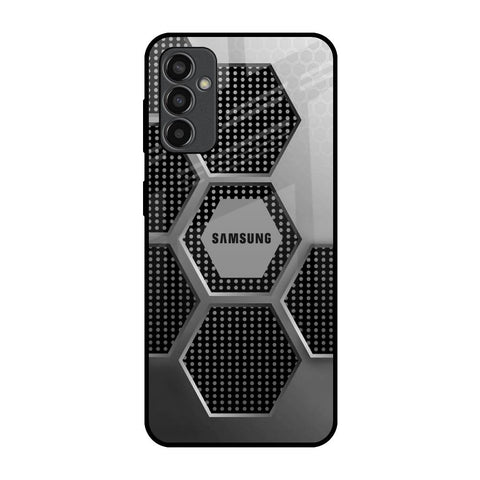 Hexagon Style Samsung Galaxy F13 Glass Back Cover Online