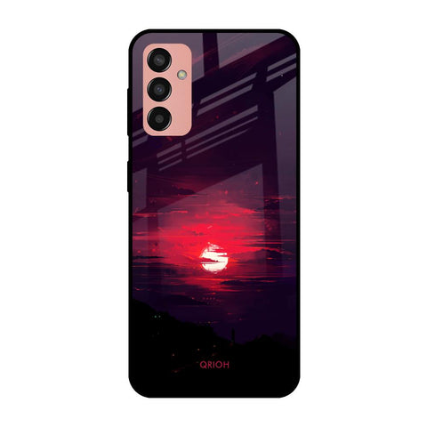Morning Red Sky Samsung Galaxy F13 Glass Cases & Covers Online