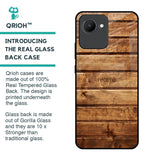 Wooden Planks Glass Case for Realme C30