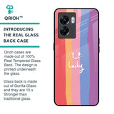Lucky Abstract Glass Case for Oppo K10 5G