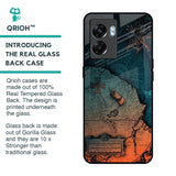 Geographical Map Glass Case for Oppo K10 5G