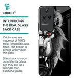 Wild Lion Glass Case for Poco F4 5G