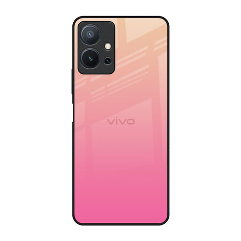Pastel Pink Gradient Vivo T1 5G Glass Back Cover Online