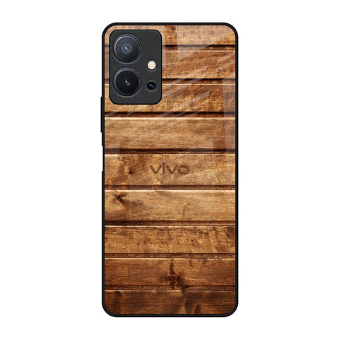 Wooden Planks Vivo T1 5G Glass Back Cover Online