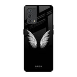 White Angel Wings Oppo F19s Glass Back Cover Online