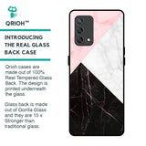 Marble Collage Art Glass Case For Oppo F19s