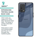 Navy Blue Ombre Glass Case for Oppo F19s