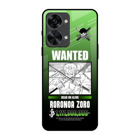 Zoro Wanted OnePlus Nord 2T 5G Glass Back Cover Online