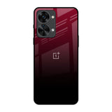 Wine Red OnePlus Nord 2T 5G Glass Back Cover Online