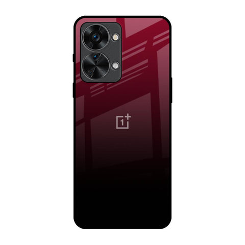 Wine Red OnePlus Nord 2T 5G Glass Back Cover Online