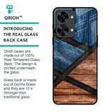 Wooden Tiles Glass Case for OnePlus Nord 2T 5G