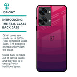 Wavy Pink Pattern Glass Case for OnePlus Nord 2T 5G