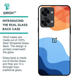 Wavy Color Pattern Glass Case for OnePlus Nord 2T 5G